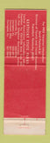 Matchbook Cover - Kentucky State Parks Jockey Frankfort KY WEAR
