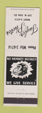 Matchbook Cover - Taylor Photos Monkey photography