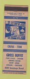 Matchbook Cover - Gross Buffet St Louis MO