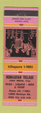 Matchbook Cover - Hungarian Village Restaurant John Medve WEAR Cleveland?