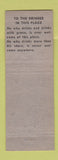 Matchbook Cover - Hungarian Village Restaurant John Medve WEAR Cleveland?