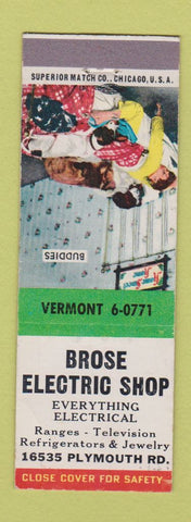 Matchbook Cover - Brose Electric Shop