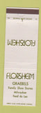 Matchbook Cover - Florsheim Shoes Graebels Fond Du Lac Milwaukee WI