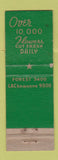 Matchbook Cover - Amling's Flowers orchid Maywood WORN