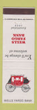 Matchbook Cover - Wells Fargo Bank WEAR