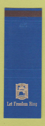 Matchbook Cover - RMS Convention 1976 Allentown PA Americus Hotel Liberty Bell