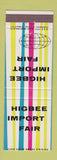 Matchbook Cover - Higbee Import Fair Cleveland OH