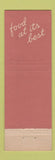 Matchbook Cover - Rupneck's Restaurant Chicago IL