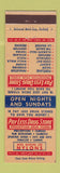 Matchbook Cover - Pay Less Drug Store Portland Albany Medford The Dalles OR
