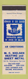 Matchbook Cover - MC Nielsen Heating Sheet Metal Racine WI WEAR