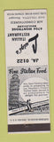 Matchbook Cover - Luigi's Italian Restaurant Houston TX Leaning Tower of Pisa