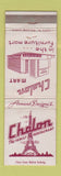 Matchbook Cover - Chalon Restaurant Mart  Los Angeles CA WORN