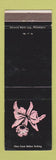 Matchbook Cover - First National Bank Paulsboro NJ orchid WEAR