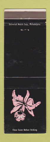 Matchbook Cover - First National Bank Paulsboro NJ orchid WEAR