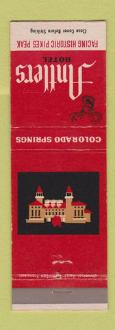 Matchbook Cover - Antlers Hotel Colorado Springs