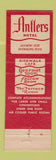 Matchbook Cover - Antlers Hotel Colorado Springs