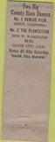 Matchbook Cover - Country Barn Dance Culver City CA