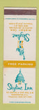 Matchbook Cover - Skyline Inn Washington DC WORN