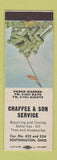 Matchbook Cover - Chaffee Son Service Sohio oil gas Southington OH