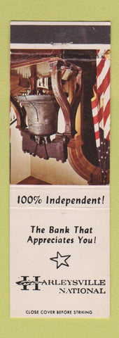 Matchbook Cover - Harleysville National Bank WEAR PA
