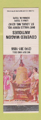 Matchbook Cover - Covered Wagon Antiques St Louis MO