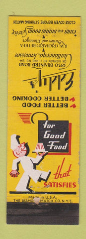 Matchbook Cover - Eddy's Restaurant Chattanooga TN WEAR
