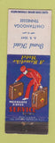 Matchbook Cover - Grand Hotel Chattanoga TN bellhop WEAR