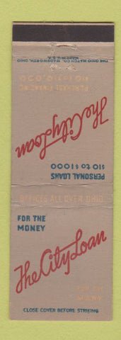 Matchbook Cover - The City Loan OH