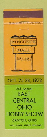 Matchbook Cover - East Central Ohio Hobby Show Canton OH 1972