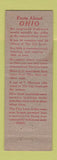 Matchbook Cover - City Loans OH BLUE WEAR