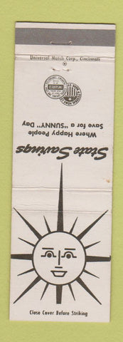 Matchbook Cover - State Savings Bank Grove City OH