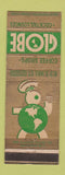 Matchbook Cover - Globe Coffee Shops Los Angeles CA WEAR