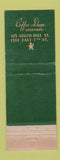 Matchbook Cover - Globe Coffee Shops Los Angeles CA WEAR