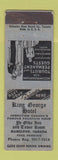 Matchbook Cover - King George Hotel Hamilton ON TAX STAMP
