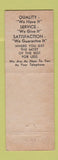Matchbook Cover - Family Dry Cleaners Laundry Fort Valley GA