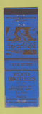 Matchbook Cover - Wood Brothers Music Store Instruments Pittsfield MA WEAR