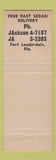 Matchbook Cover - Cellar Key Liquor  Fort Lauderdale FL