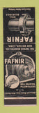Matchbook Cover - Fafnir Ball Bearings New Britain CT WEAR