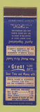 Matchbook Cover - Writewell Company Address Labels Boston MA