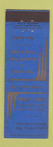 Matchbook Cover - Market Lunch Brighton MA
