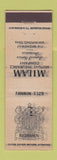 Matchbook Cover - Redburn Milam Insurance Funtreal Service San Antonio TX WORN