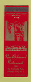 Matchbook Cover - New Richmond Restaurant Atlantic City NJ WORN