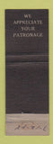Matchbook Cover - Club 52 Lebanon IN WORN