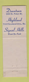 Matchbook Cover - Anthony Beauty Clothes West St Paul MN Minneapolis?