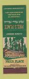 Matchbook Cover - Phil's Place Blue River OR restaurant
