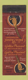 Matchbook Cover - Golden Pheasant Restaurant Dallas TX
