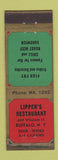 Matchbook Cover - Lippen's Restaurant Buffalo NY WEAR