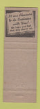 Matchbook Cover - Sperduti's Frontier oil gas Restaurant Lockport NY WEAR
