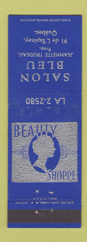 Matchbook Cover - Salon Bleu Beauty Salon QC