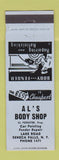 Matchbook Cover - Al's Body Shop Seneca Falls NY WEAR